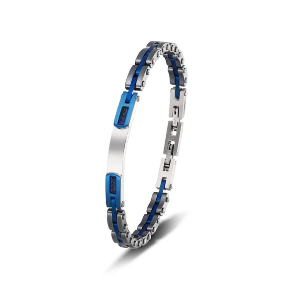 1 Pair Simple Series Casual Geometric Stainless Steel Men's Bracelets 2