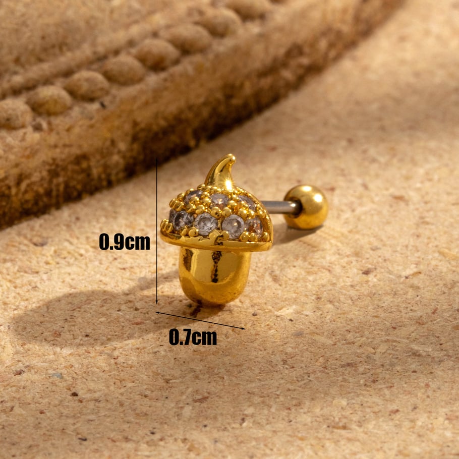 1 Pair Simple Series Simple Geometric Copper No Plating Material Zircon Women Stud Earrings Picture6