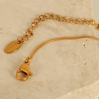 1 Piece Simple Series Simple Heart Stainless Steel 18K Gold Plated Women Pendant Necklaces h5 Picture7