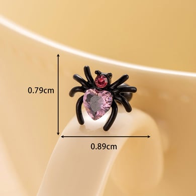 1 Pair Simple Series Classic Animal Titanium Steel No Plating Material Zircon Women Stud Earrings h5 Picture6