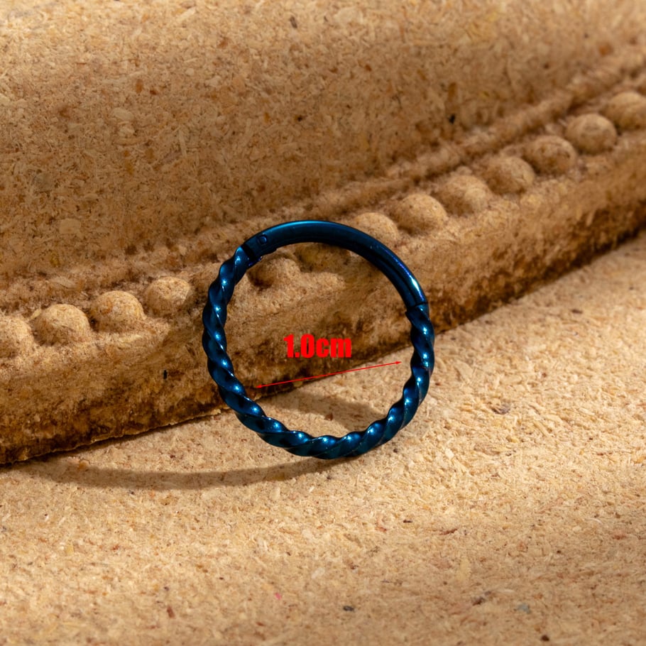 1 Pair Simple Series Simple Geometric Titanium Steel No Plating Material Women Hoop Earrings Picture6