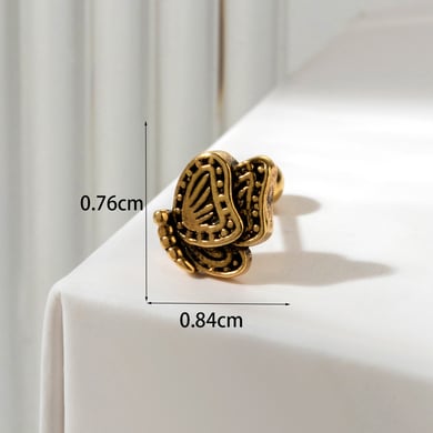 1 Pair Simple Series Classic Flower Titanium Steel No Plating Material Women Stud Earrings h5 Picture5