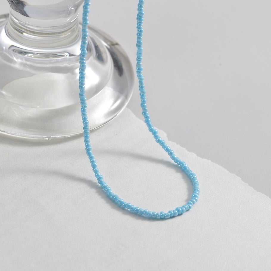 Collier élégant en acier titane plaqué or 14 carats pour femme, série classique, perles artificielles, multicouches Image4