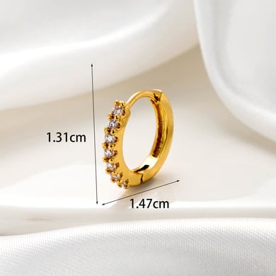 1 Pair Simple Series Classic Animal Copper No Plating Material Zircon Women Stud Earrings h5 Picture4
