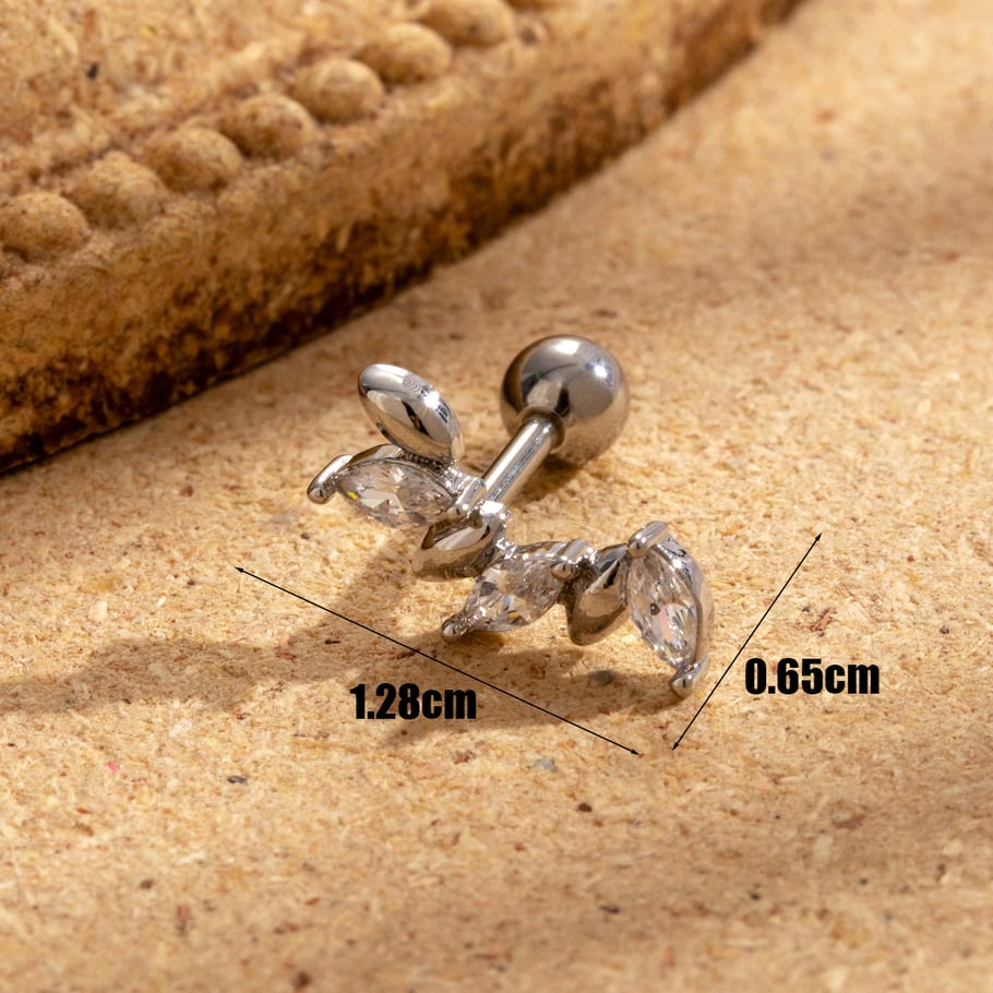 1 Pair Simple Series Classic Heart Copper No Plating Material Zircon Women Stud Earrings Picture5