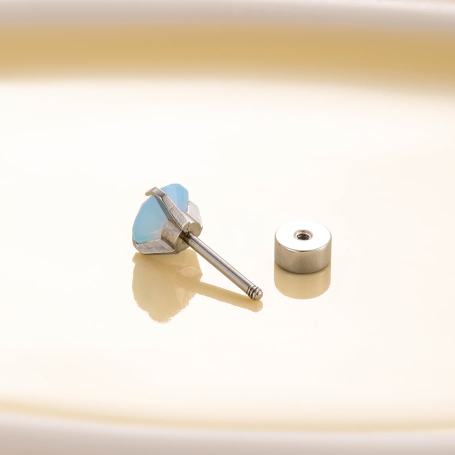 1 Pair Simple Series Simple Geometric Titanium Steel No Plating Material Zircon Women Stud Earrings Picture10
