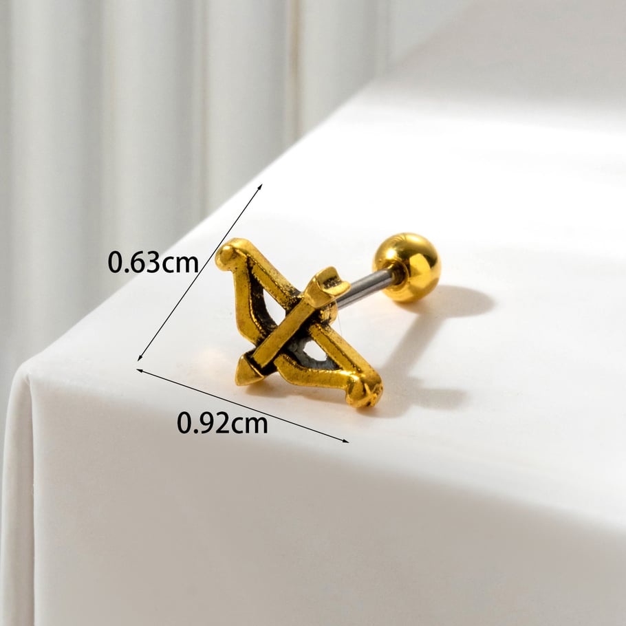1 Pair Simple Series Classic Flower Titanium Steel No Plating Material Women Stud Earrings Picture4