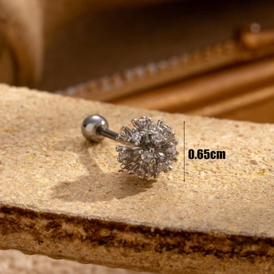 1 Pair Simple Series Simple Geometric Titanium Steel No Plating Material Zircon Women Stud Earrings h5 Picture6