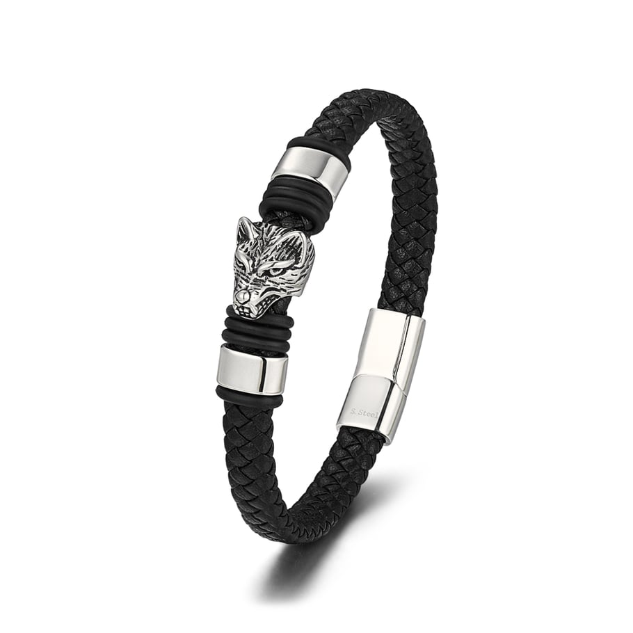 1 Paar Retro-Armbänder aus Tierleder der Simple Series für Herren Bild2