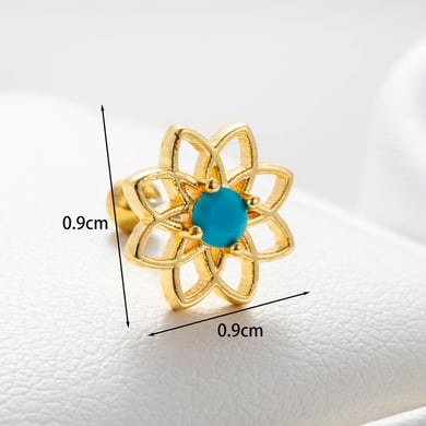 1 Pair Simple Series Daily Heart Titanium Steel No Plating Material Zircon Women Stud Earrings h5 Picture4