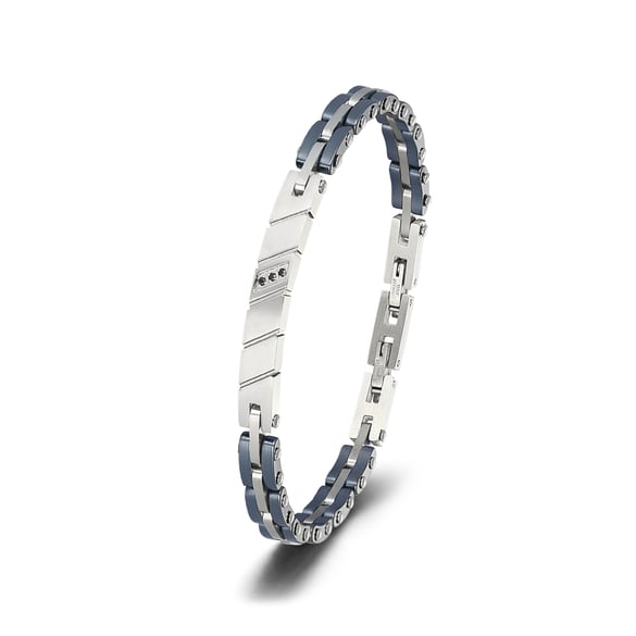 1 Pair Simple Series Simple Geometric Stainless Steel Men's Bracelets