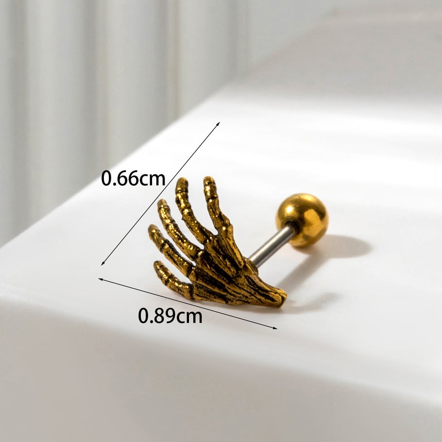 1 Pair Simple Series Classic Flower Titanium Steel No Plating Material Women Stud Earrings Picture6