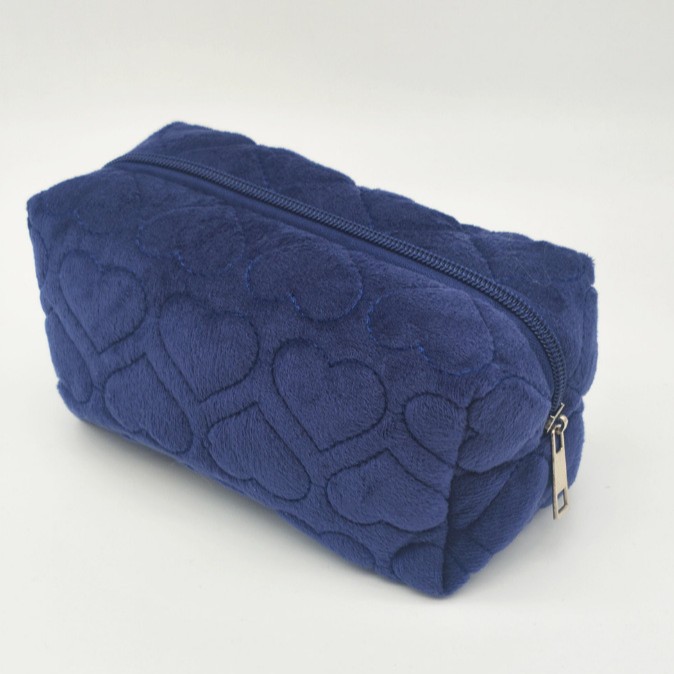 1 par de bolsos de poliéster para mujer con diseño de corazón, serie simple Imagen11