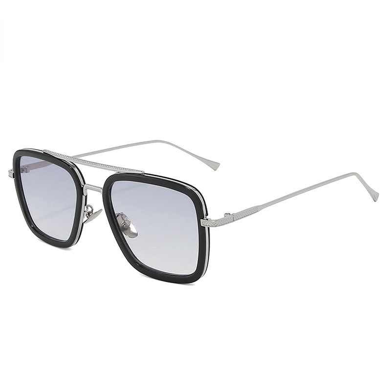 1 Pair Simple Series Daily Solid Color Alloy Women Sunglasses h5Picture2