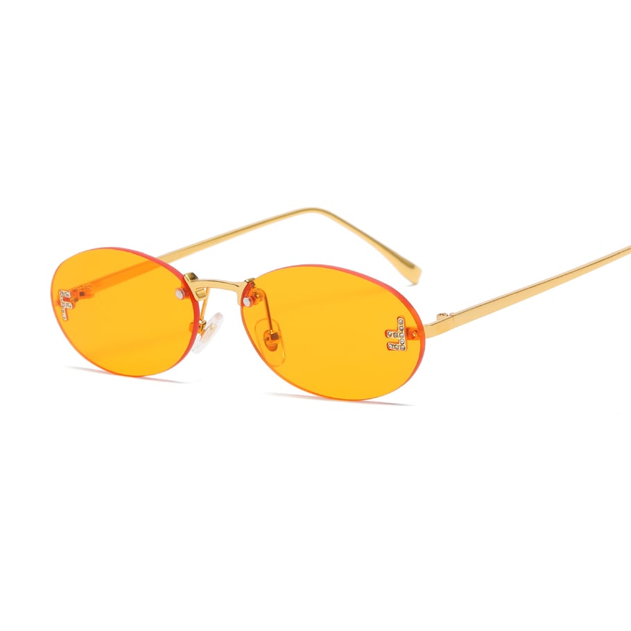 1 Pair Simple Series Daily Solid Color Alloy Women Sunglasses Picture5