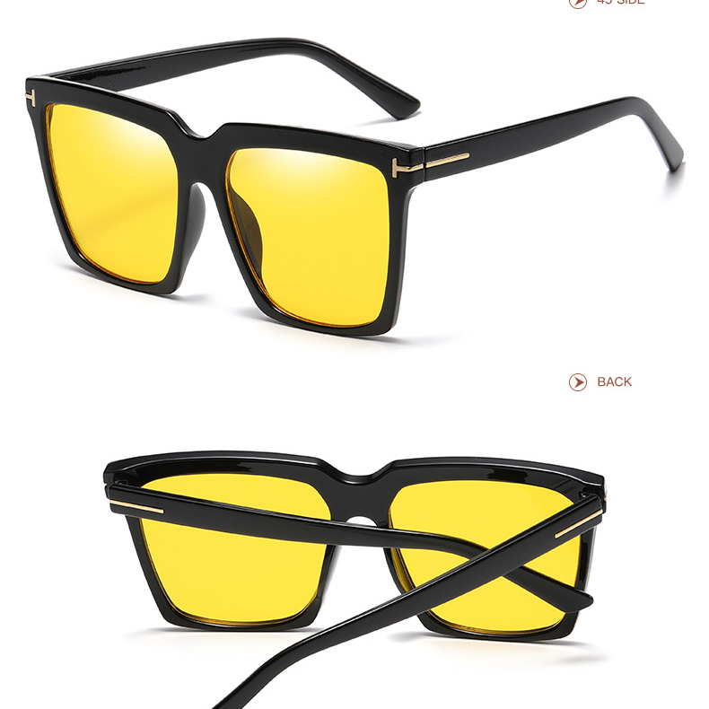 1 Pair Simple Series Retro mixed color Plastic Women Sunglasses Picture11