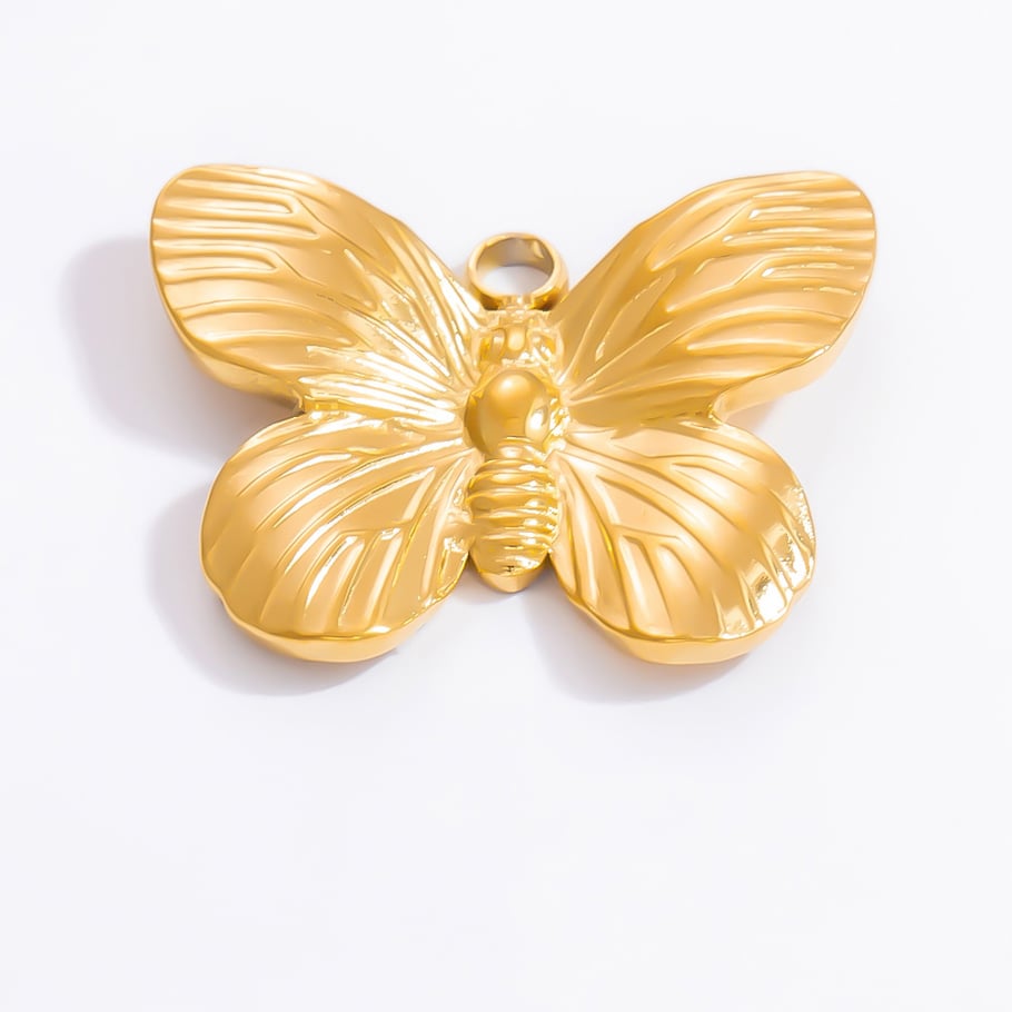1 Paar Simple Series Sweet Bow Knot Edelstahl 18 Karat vergoldete Damenanhänger Bild10