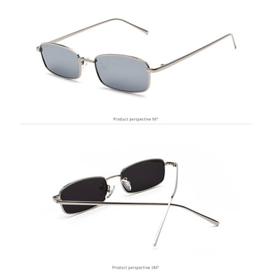 1 pair of fashionable and sweet solid - colored metal - spliced women's sunglasses h5 Picture7