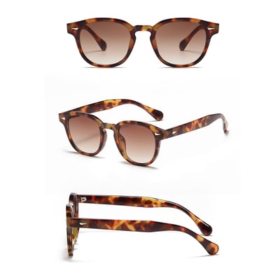 1 pair of daily casual color - blocking women's sunglasses h5 Picture7