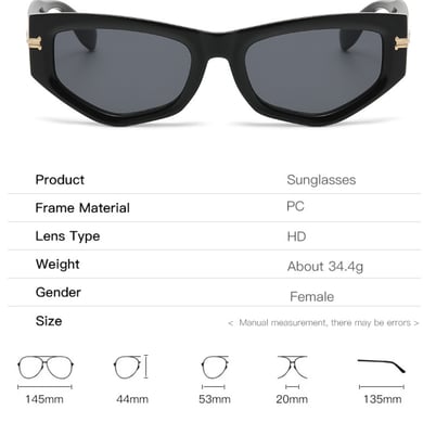 1 Pair Simple Series Daily Leopard Print Plastic Women Sunglasses h5 Picture8