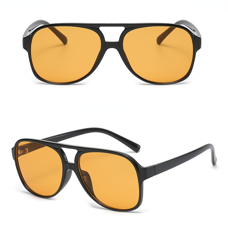 1 Paar Simple Series Alltags-Sonnenbrille aus einfarbigem Kunststoff für Damen Bild6
