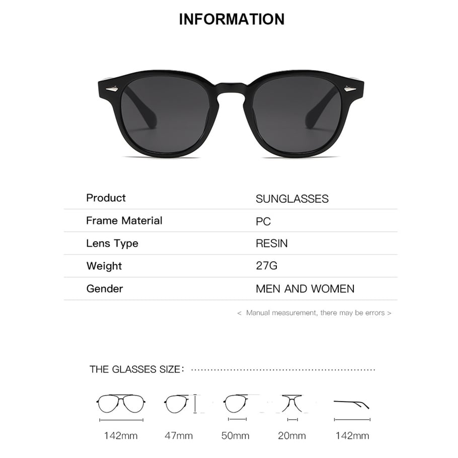 1 pair of daily casual color - blocking women's sunglasses Picture9