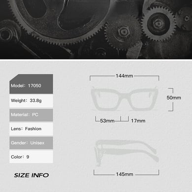 1 Paar Simple Series Daily Patchwork Kunststoff Damen Sonnenbrille h5 Bild13