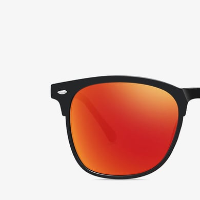 1 Pair Fashionable Series Daily Solid Color Rectangular Resin Women's Polarized Sunglasses h5 Picture7