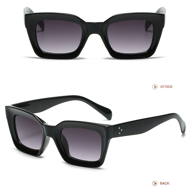 1 Paar Simple Series Daily Patchwork Kunststoff Damen Sonnenbrille Bild8