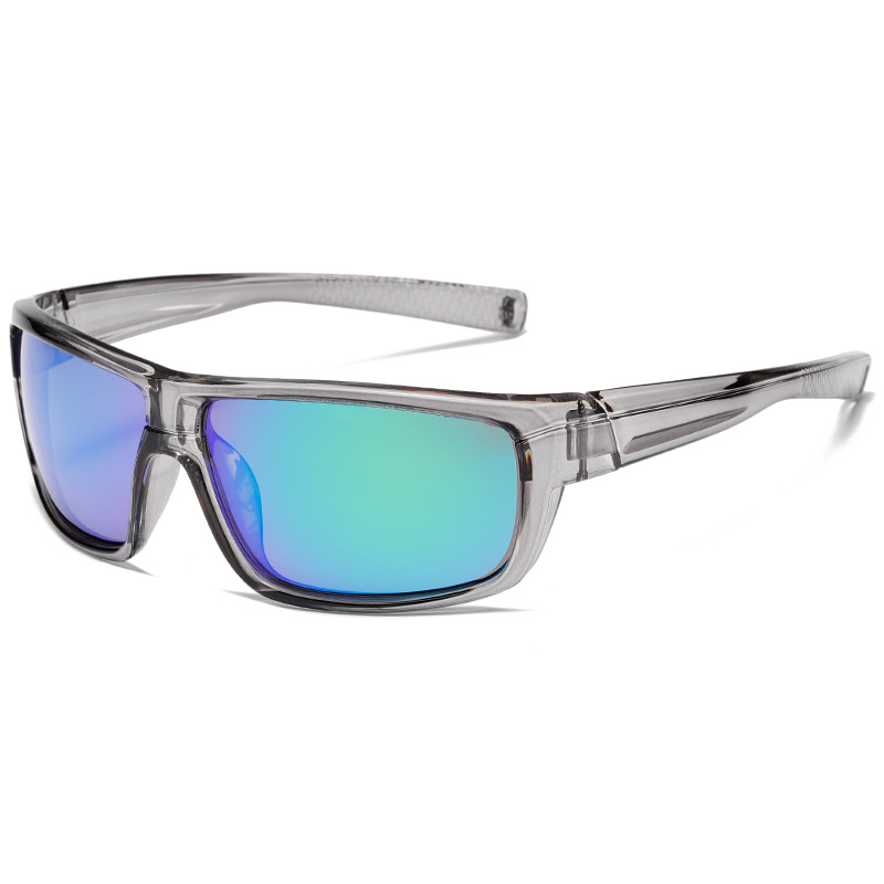 1 Pair Sport Series Daily Geometric Gradient Color Light Resin Unisex Sunglasses Picture7