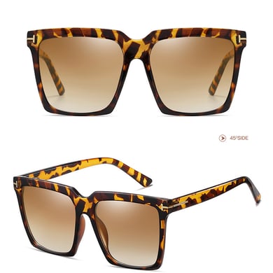 1 Pair Simple Series Retro mixed color Plastic Women Sunglasses h5 Picture6