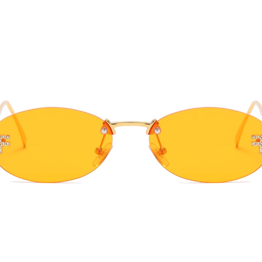 1 Paar Damen-Sonnenbrillen der Simple Series für den Alltag in Volltonfarbe Bild6
