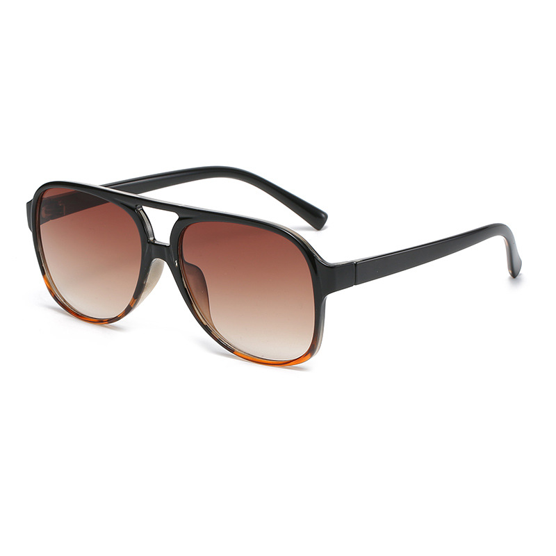 1 Paar Simple Series Alltags-Sonnenbrille aus einfarbigem Kunststoff für Damen Bild5