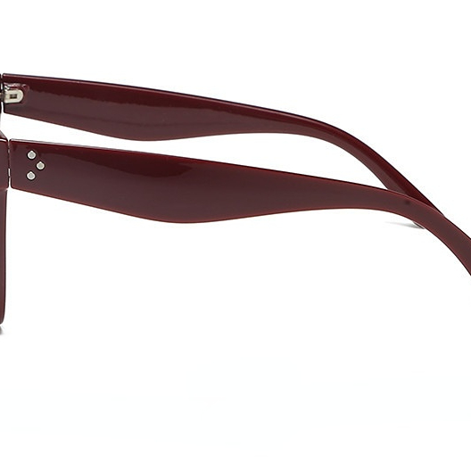 1 Paar Simple Series Alltags-Sonnenbrille aus einfarbigem Kunststoff für Damen Bild6