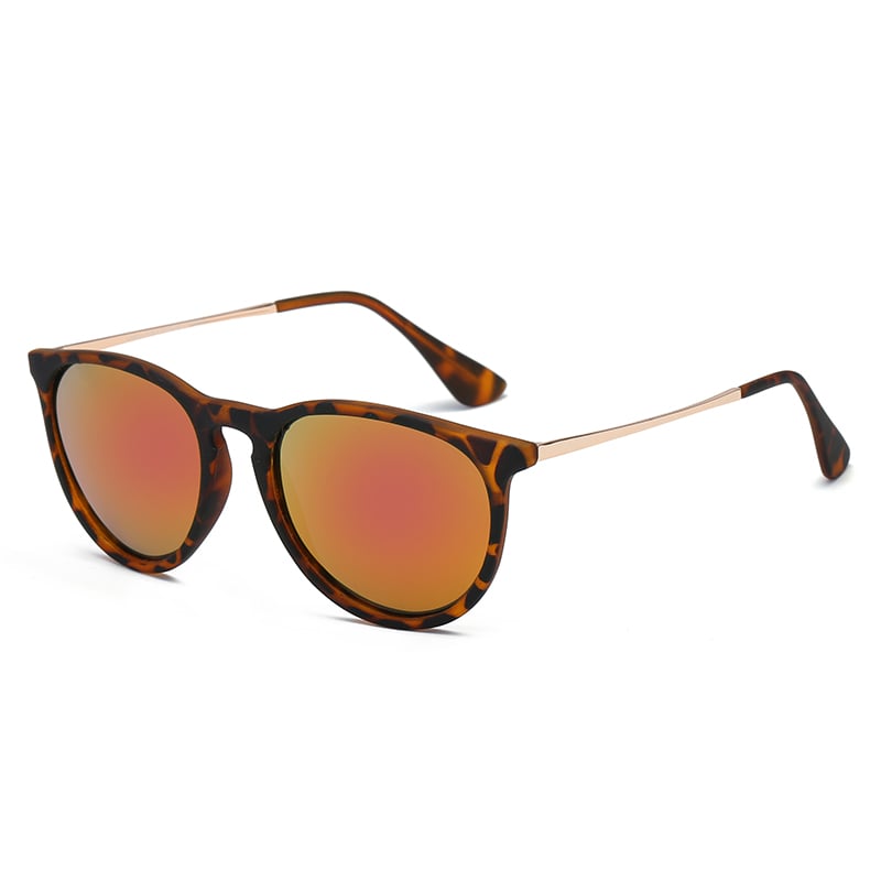 1 Pair Trendy Series Chic Leopard Print Anti-reflective Unisex Sunglasses Picture3