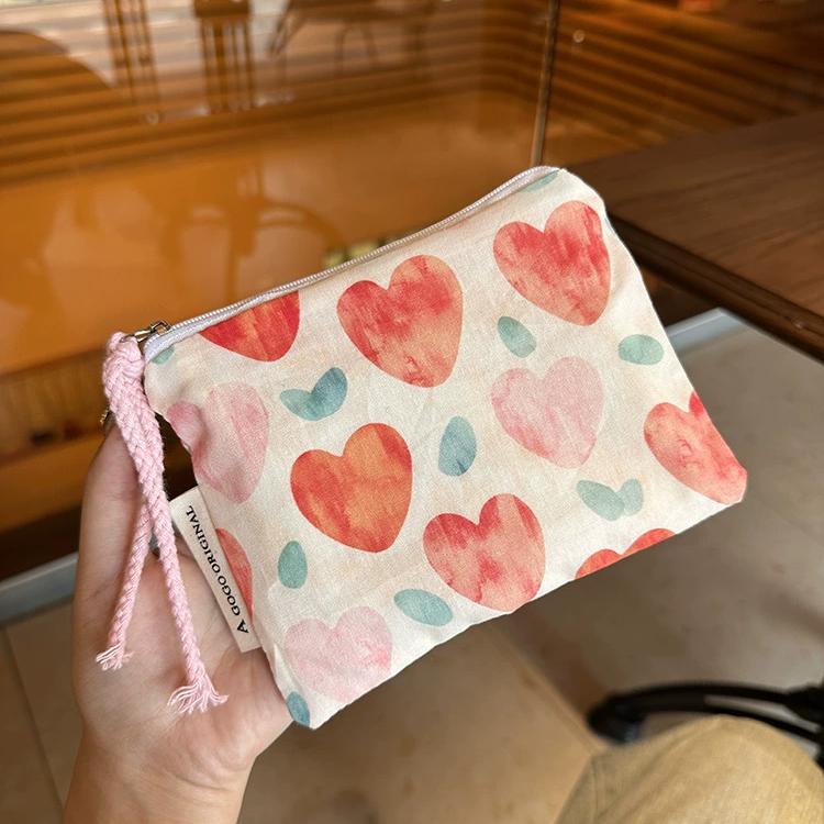1 Stück Romantische Serie Süßes Herz Polyester Damentaschen Bild4
