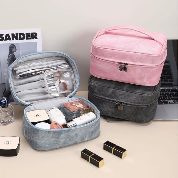 1 paire de sacs pour femmes en polyester de couleurs mélangées, série simple et décontractée 2
