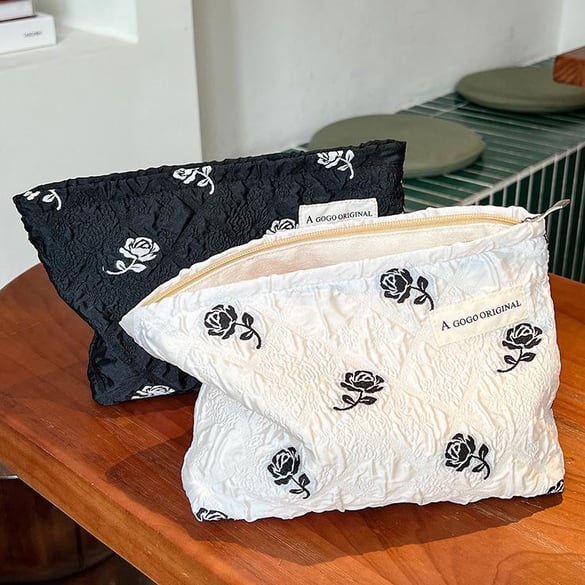 1 Stuk Romantische Serie Natuurlijke Bloemen Polyester Damestassen 2