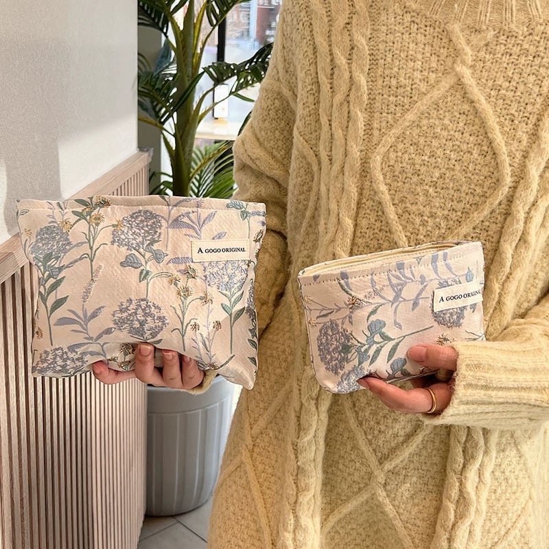 1 Stück Romantische Serie Süße Blume Polyester Damentaschen Bild8