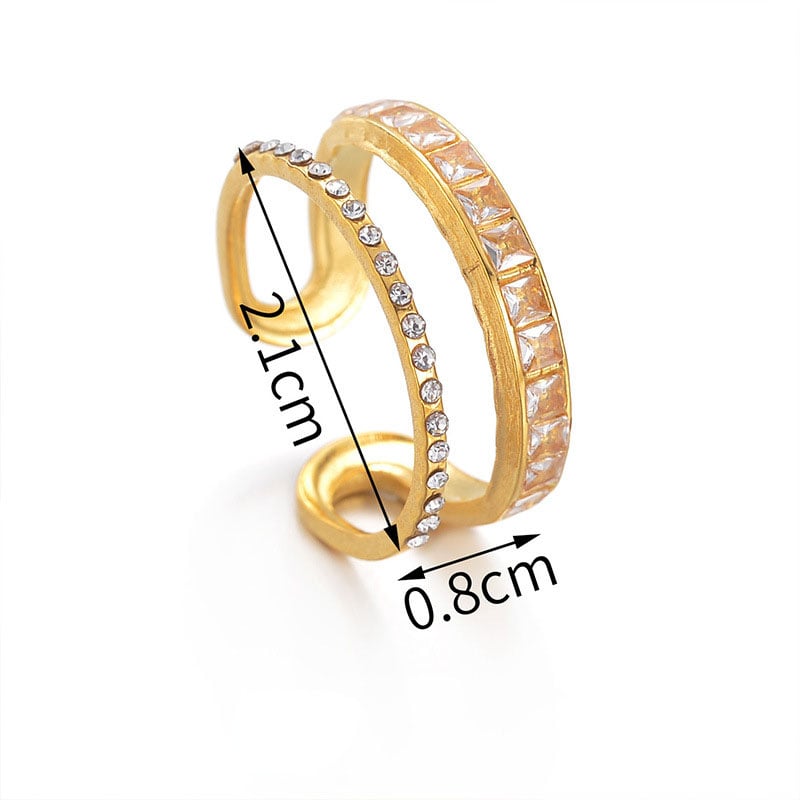 Bracelet simple en acier inoxydable pour femme, couleur unie, 1 pièce Image6