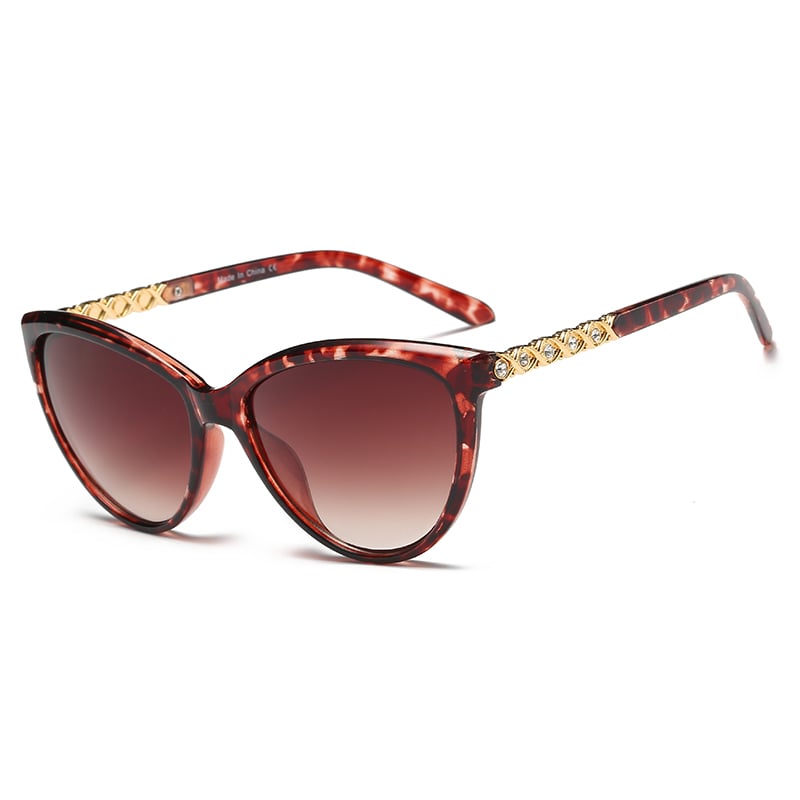 1 pieza de gafas de sol unisex de plástico con diseño clásico de patchwork, serie lujosa Imagen6