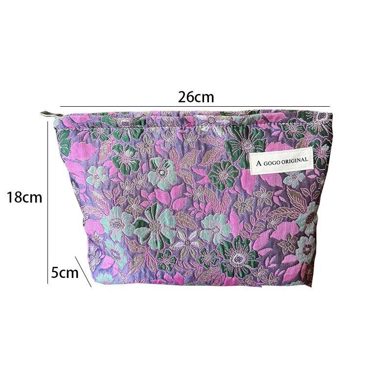 1 Piece Romantic Series Natural Flower Canvas Women's Bags Picture10