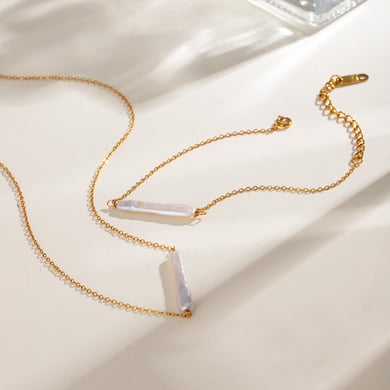 1 Stück Klassische Serie Elegante runde Edelstahl 18K vergoldete Damen-Charm-Armbänder h5 Bild8