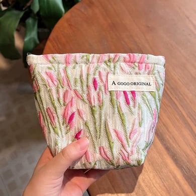 1 Stück Romantische Serie Natürliche Pflanzen Polyester Damentaschen h5 Bild9