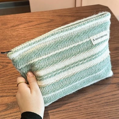 1 Stück Simple Series Classic Strip Polyester Damentaschen h5 Bild7