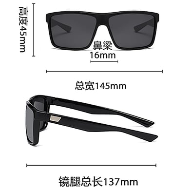 1 Paar Simple Series Simple Patchwork Acryl Unisex Sonnenbrille h5 Bild10