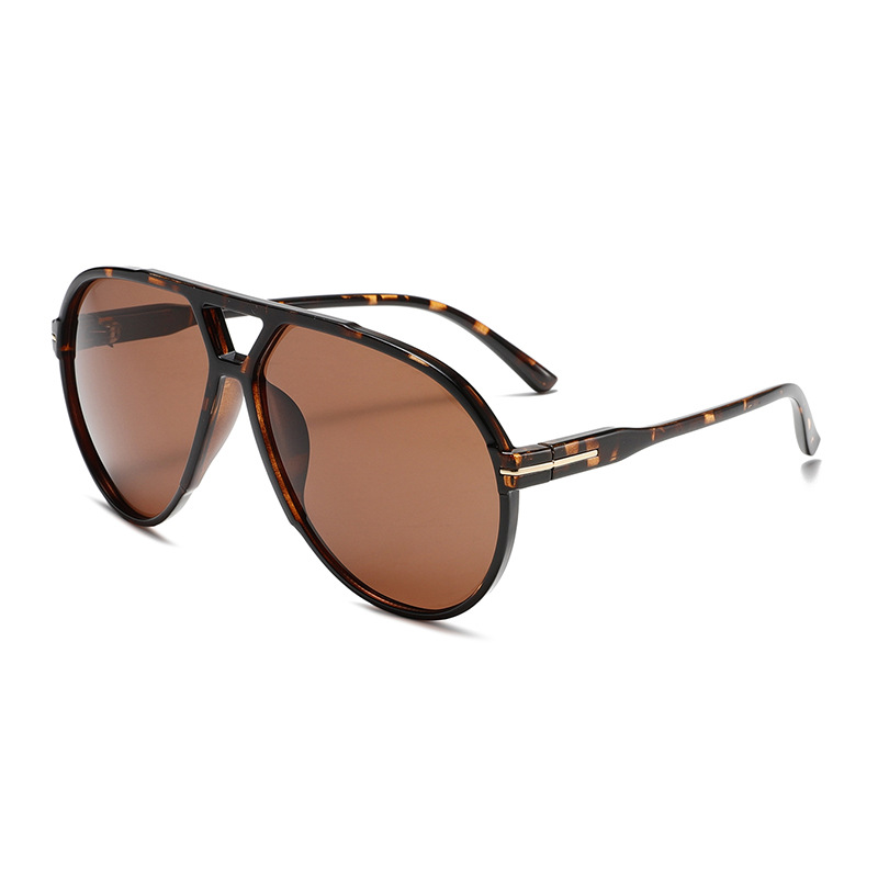 1 Paar Simple Series Daily Leopard Print Kunststoff Damen Sonnenbrille Bild6