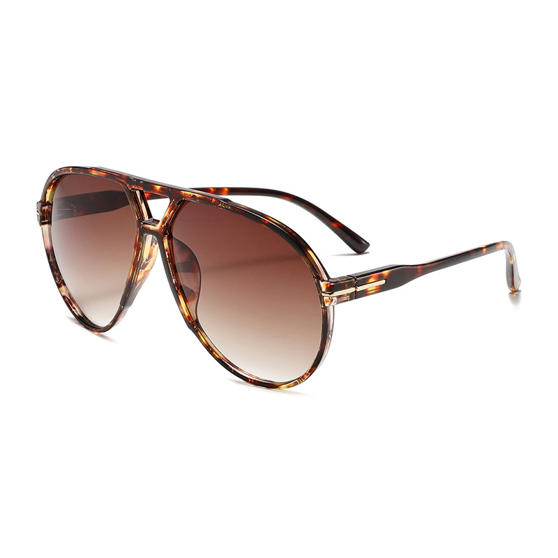 1 Paar Simple Series Daily Leopard Print Kunststoff Damen Sonnenbrille Bild4