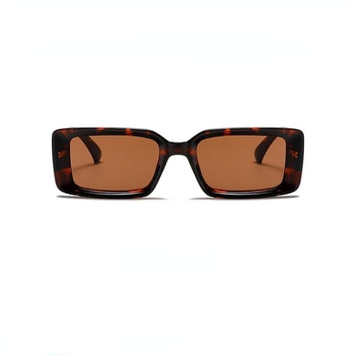 1 Paar Retro-Sonnenbrille aus Kunststoff im Leopardenmuster der Simple Series für Damen h5 Bild6