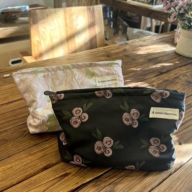 1 Stück Klassische Serie Elegante Blumen Polyester Damentaschen h5 Bild3